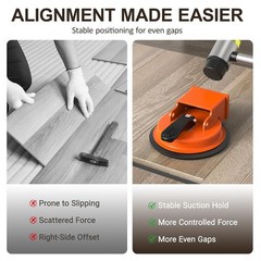 Holriaye Floor Gap 5.51 inches diameter, 4.25 x 4.72 x 1.57 inches, Orange
