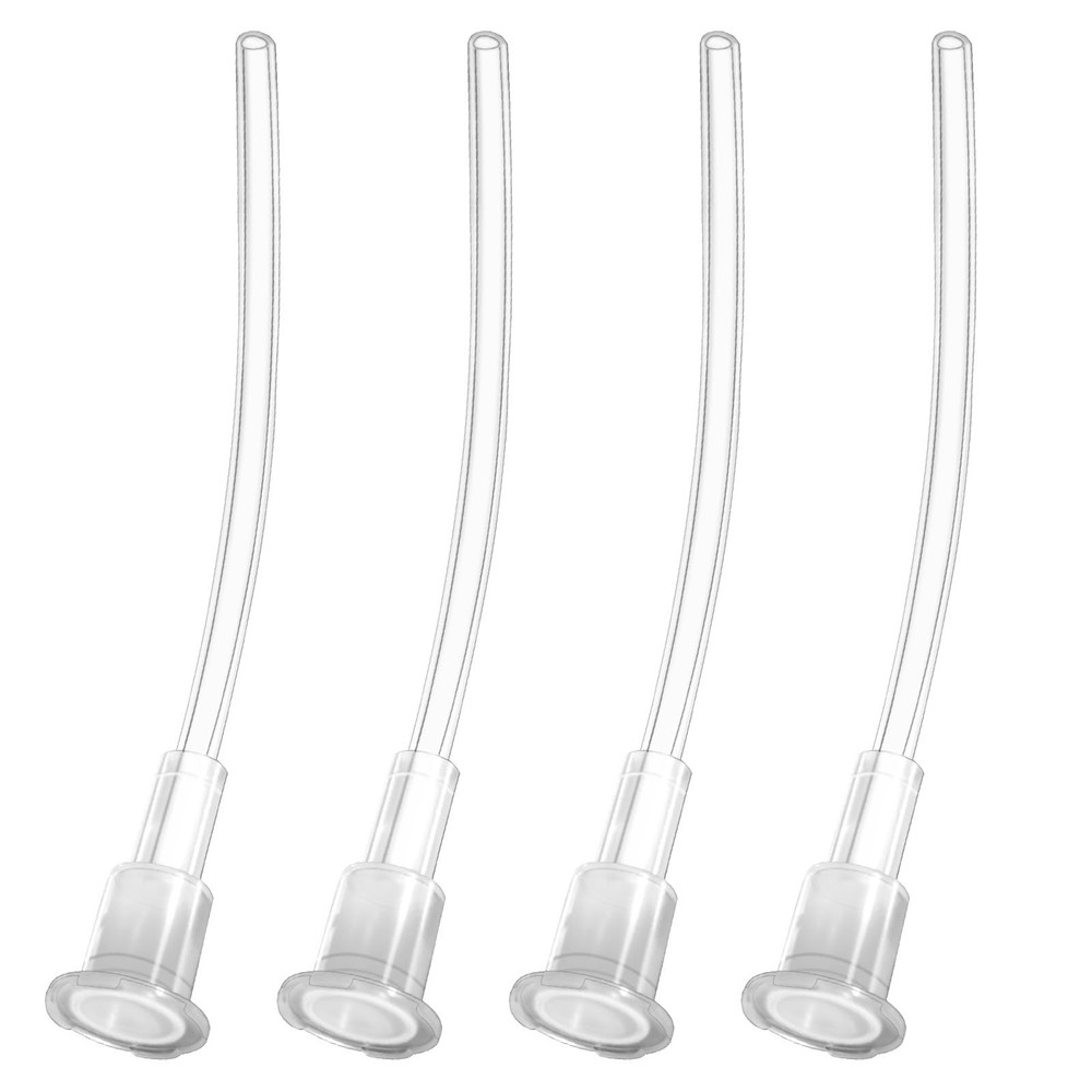 4 Pcs Transparent Spray Straw Replacements for Kitchen Oil Sprayer
