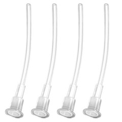 4 Pcs Transparent Spray Straw Replacements for Kitchen Oil Sprayer