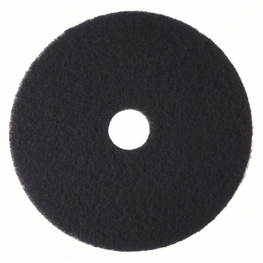 5PK TOUGH GUY Stripping Pad 402W17 Stripping, Blk, 18 in Dia, Nylon/Polyester(G)