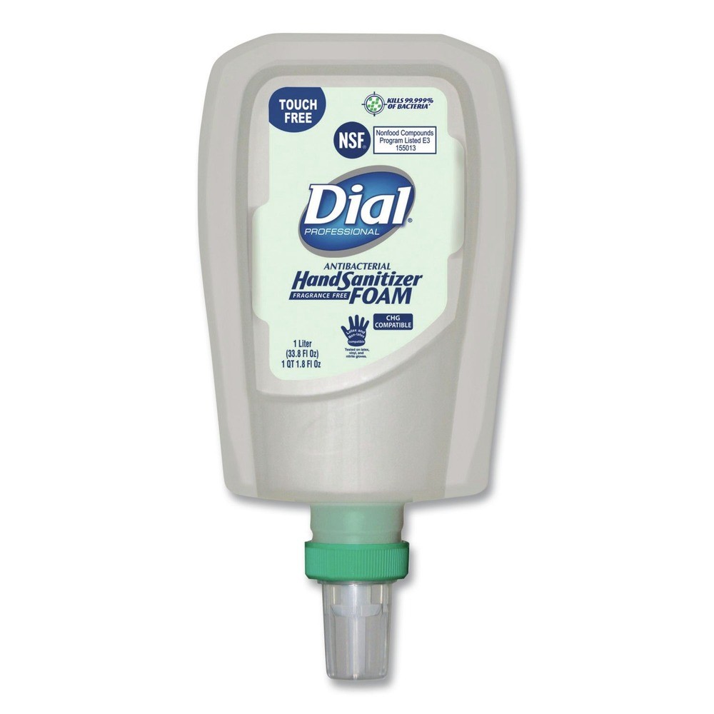 Dial Professional 16694EA 1 L Antibacterial Hand Sanitizer – Fragrance-Free New