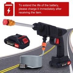 Electric High Pressure Water Spray Car Gun Portable Cordless Washer Cleaner Yard
