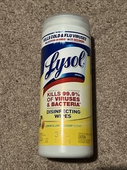 LYSOL Disinfecting Wipes lemon & lime Blossom Scent 35 Count EACH