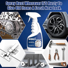 2Pcs Heavy Duty Rust Removal for Metal,Highly Concentrated Steel Rust Remover,Po