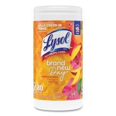 LYSOL Brand 19200-97181 Disinfecting Wipes – Mango and Hibiscus/White (6/CT) New