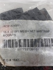 RaceQuip RQP 824991 15×18 SFI Mesh Net w/ Strap Mounts