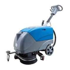 Dual Brush18″Walk Behind Floor Fordable Portable Scrubber2x45AH BatteryPoweredBL