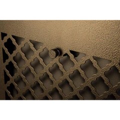 Tuscan 13 in. x 12 in. Steel Gravity Baseboard Floor Regiser, Oil Rubbed Coat