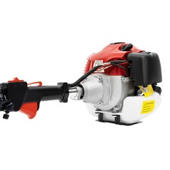 52cc Gas Power Sweeper Broom Handheld Driveway Turf Artificial Grass Snow Clean