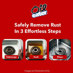 32 Oz. Overnight Rust Remover Soak Metal Polish Cleaner – Concentrate Makes 1 Ga