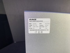 Aike AK2630S Compact Bathroom Automatic Hand Dryer 110v 1400W Silver-Please Read