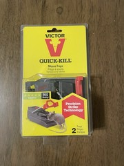 New Quick-Kill Mouse Rodent TrapsI Precision Strike Technology |M14OC| 2-Pack