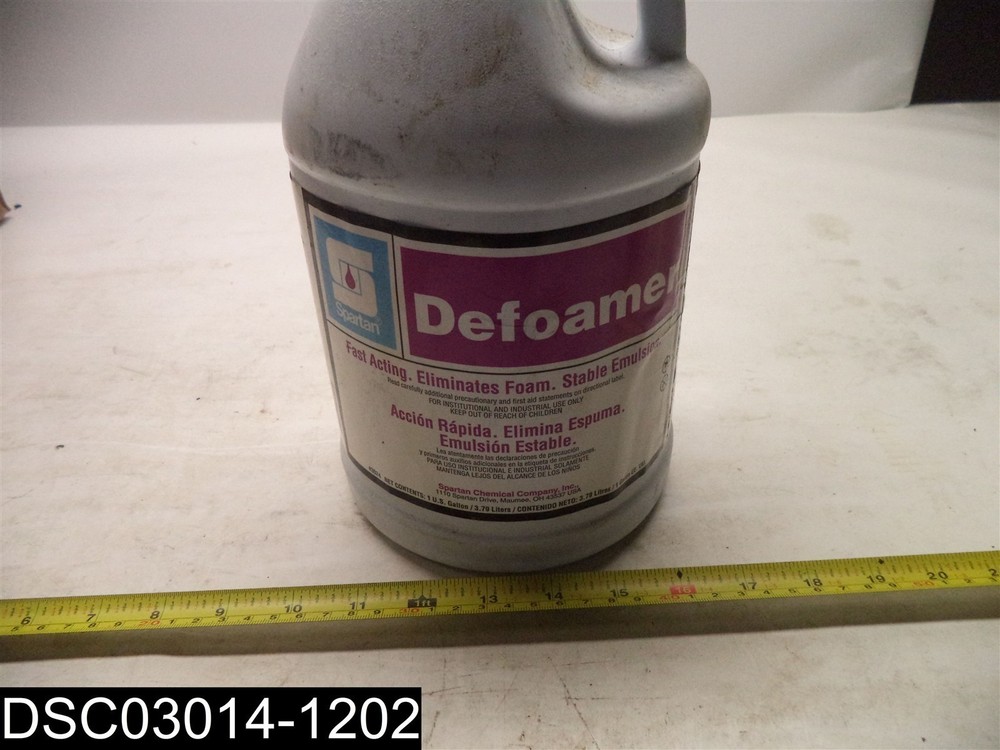 QTY=1 Gallon: 302404 Spartan Fast Acting Defoamer 753727015160