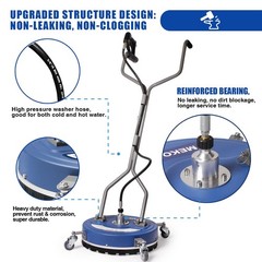 MEKOH Pressure Washer Surface Cleaner 20”, 4500PSI Power Serenity