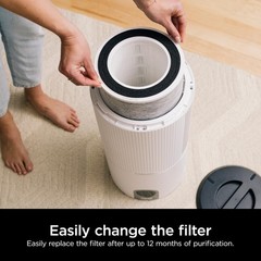 Shark Air Purifier Anti-Allergen True HEPA Filter with Fumes Lock, Compatible…