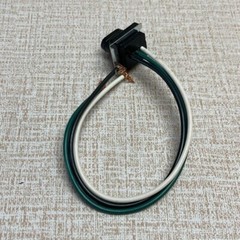 Powr-Flite PX49 RECEPTICAL MOLDED RUBBER 3 WIRE W/CLIP NEW OLD STOCK