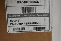 Brady SPC MRO100 Universal Absorbent Pads 15×19 Dimpled Perforated USA 100 Pack