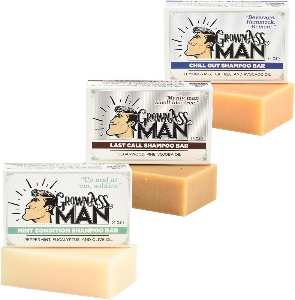 – Solid Shpoo Bar Rich Lather 3 in 1: Hair, Beard &
