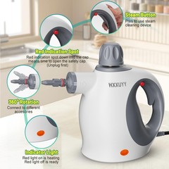 Hxxuyy Multi-Surface Handheld Pressurized Steam Cleaner 13 Pcs Accessory