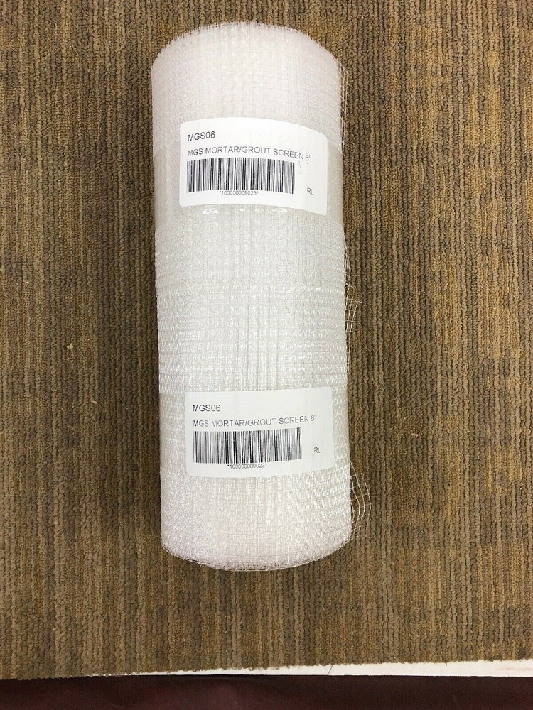 MGS #MGS06 6″ Mortar Grout Screen-LOT OF 2 ROLLS