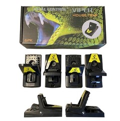 Viper Mouse Trap Lightning Fast Snap Trap 6 Pack of Premium Mouse Traps Pest
