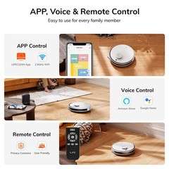 ILIFE A30s Robot Vacuum, 10000Pa Max Suction 12.99×12.99×3.74inch,