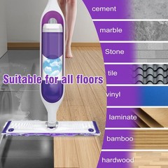 20 Pack Power Mop Refill Pads for Swiffer 15.25 inches wide, 20 Count Purple