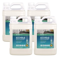 ECOS PRO PL974604CT Kitchen and Bathroom Cleaner – Herbal Scent (4/Carton) New