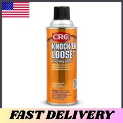 CRC 03020 Knock’er Loose Penetrating Solvent 16oz Aerosol Rust Remover Spray