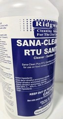 Pack Of 3 Ridgway’s SANA-CLEAN PLUS RTU SANITIZER Cleaner & Deodorizer