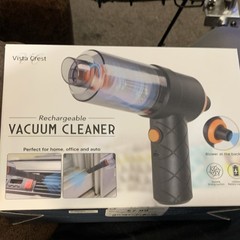 Vista Crest Rechargeable Handheld Vacuum, Blower, Washable Filter, Attachments