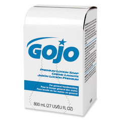 GOJO Premium Lotion Soap Refill, Waterfall Scent, 800 mL, 12/Carton