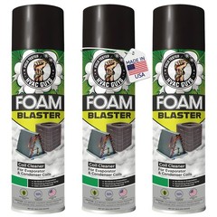 Leak Saver Foam Blaster AC Coil Cleaner Spray | 18 Fl Oz (Pack of 3)
