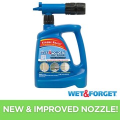 Wet & Forget Outdoor 48 Fl Oz (Pack of 2), Xtreme Reach Hose End & Refill