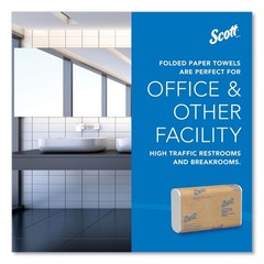 Scott 01804 9.2 in. x 9.4 in. Essential Multi-Fold Towels – White (4000/CT) New