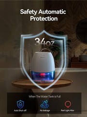 Dehumidifiers for Home, 34 oz Small Dehumidifier for Room, Quiet Dehumidifier…