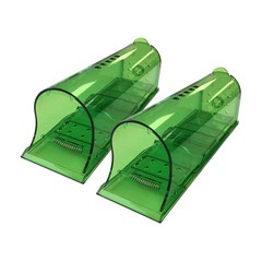 Kate’s Home & Garden Humane Rat Trap 2 Pack – Live Catch Mouse & Green