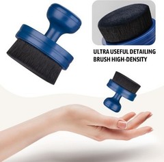Car Tire Shine Applicator Brush with Stand for Auto Detaili Size: 1Color: Blue