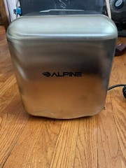 Alpine Hemlock Commercial Automatic Hand Dryer, Stainless Steel Hot Air Hand Blo
