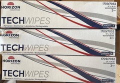 3 PACK Horizon Industries 1709/7052 TechWipes 15″ x 16.75″ 90/Wipes 3Ply Per Box