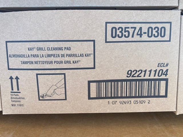 10 PACK – Kay/Ecolab Grill Cleaning Griddle Polishing Pad 03574-030 Kitchen