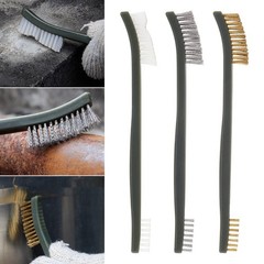 OriGlam Mini Wire Brush Set, Paint and Dirt Remover, Cleaning Welding Black