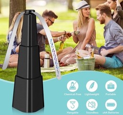 Fly Fans for Tables, Fan Outdoor Indoor Keep Flies Away, Black 4 Pack