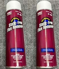 2 pcs Flux remover (static free) 18 oz. GC Electronics