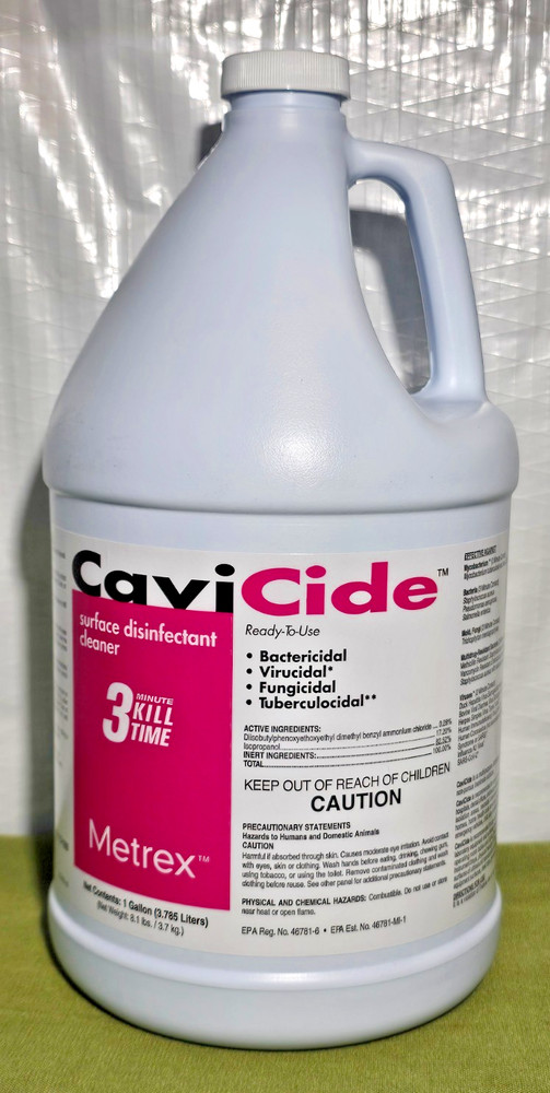 Metrex CaviCide 13-1000 Disinfectant Cleaner 1 Gallon Jug EXP-2028