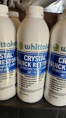 NEW Whittaker Crystal Quick Response, 12 oz. (06 PK) Extraction Carpet Cleaner.