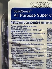 Kay SolidSense Cleaner All Purpose Super Concentrate Cleaner Purple, Case of 4