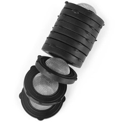 20 Pcs Hose Filter Washers, Garden Gasket 0.75 inches, Black