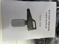 NIB Fogger Machine Portable Electric Fine Mist Sprayer, Battery Powered Gun 1.8L