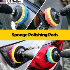 Holikme 30Pack Drill Brush Attachments Set,Scrub Pads & 30pack, Yellow